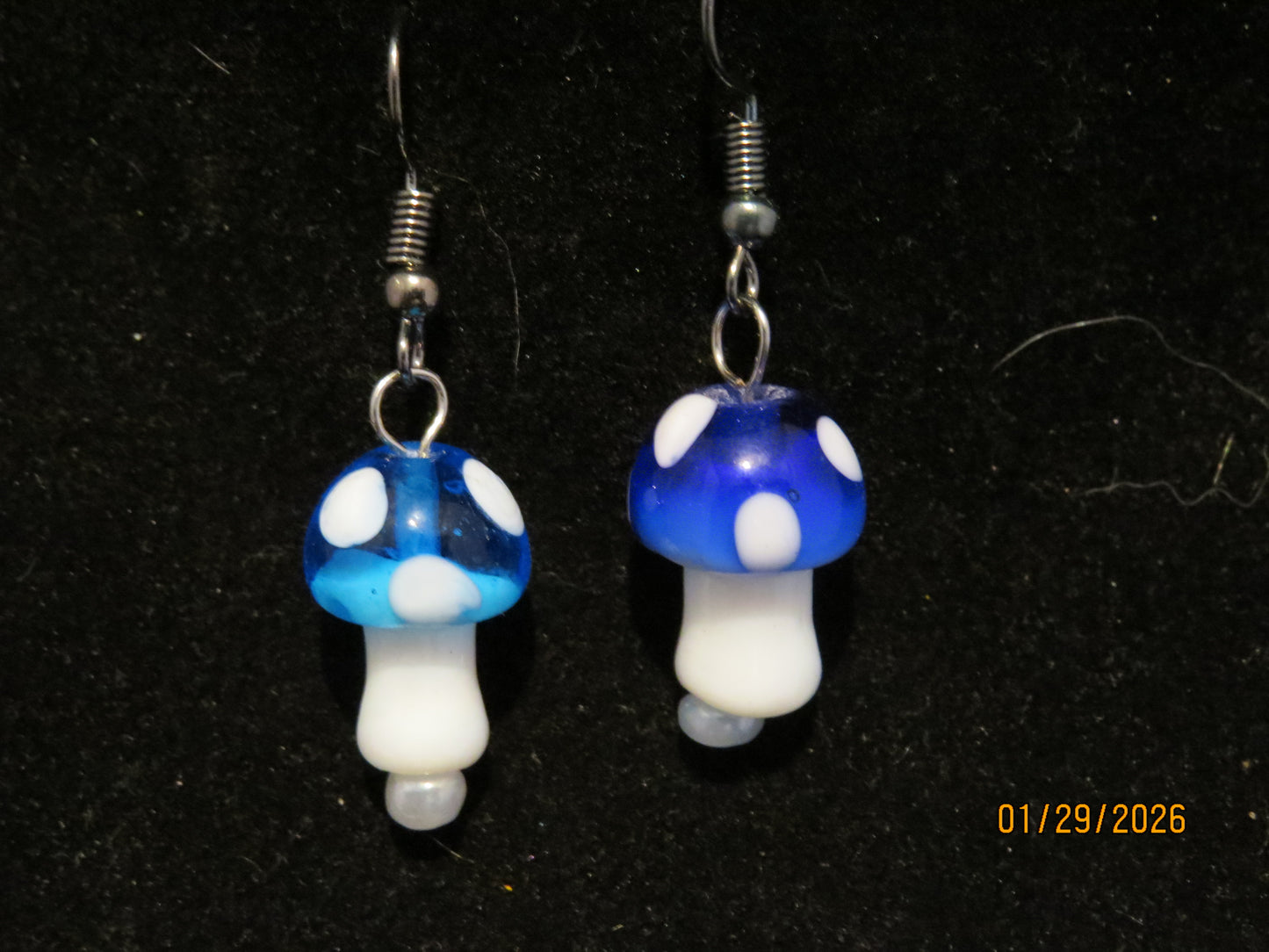 Colored Mushroom Earrings