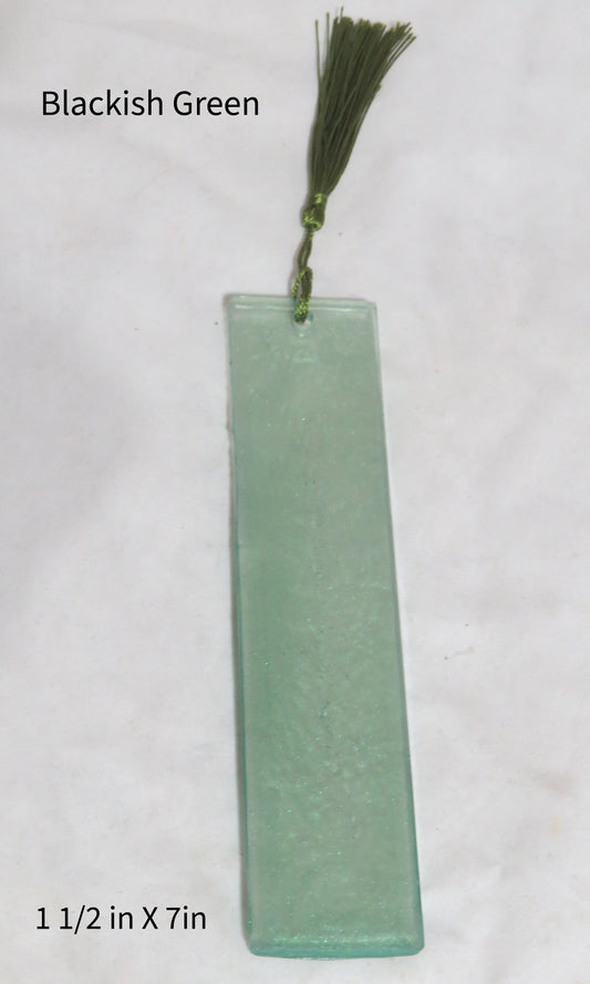 Blackish Green Resin Bookmarks