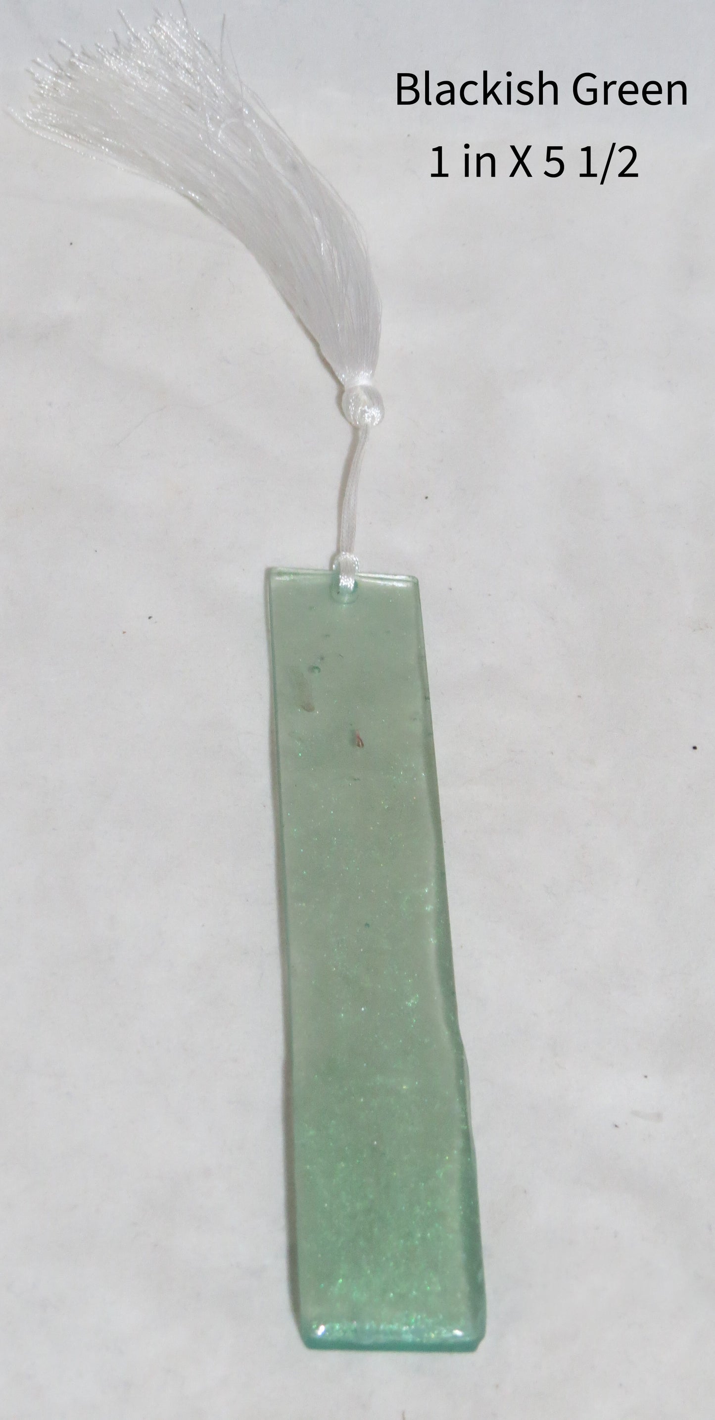 Blackish Green Resin Bookmarks