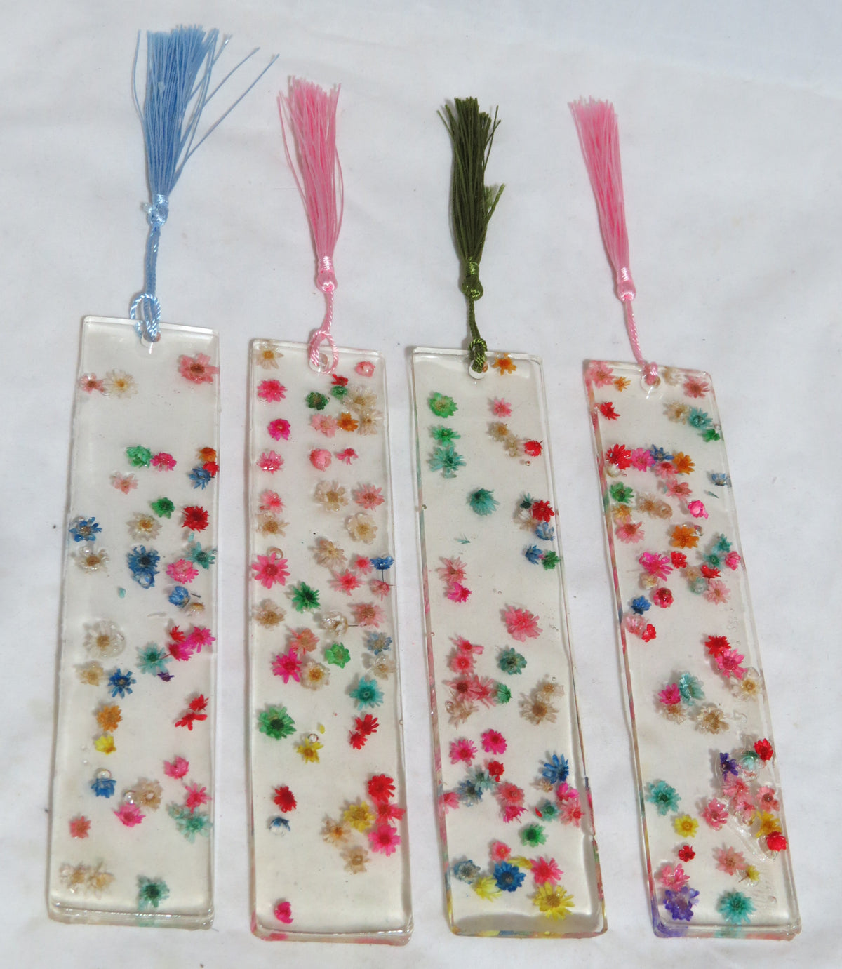 Flower Resin Bookmark