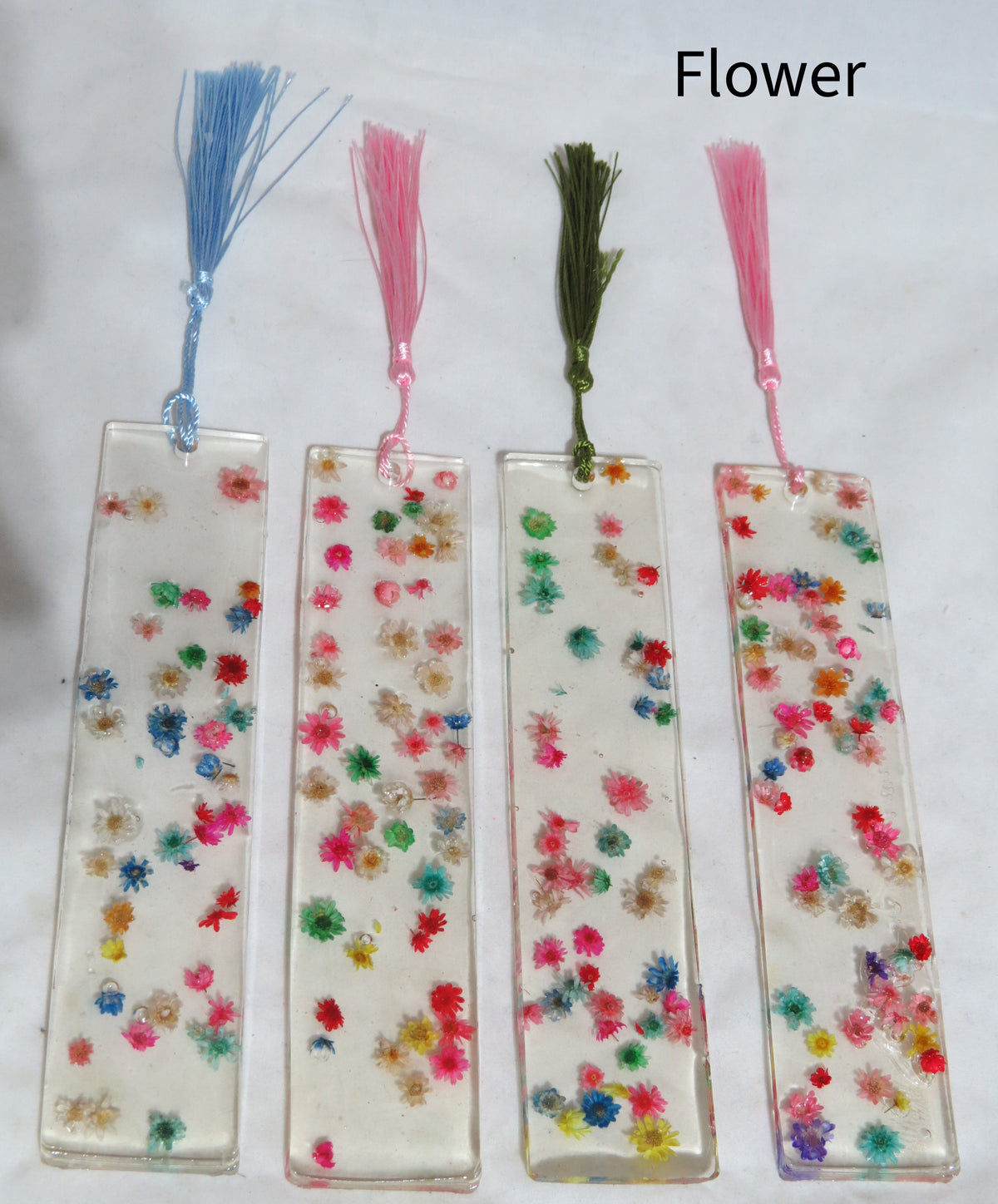 Flower Resin Bookmark