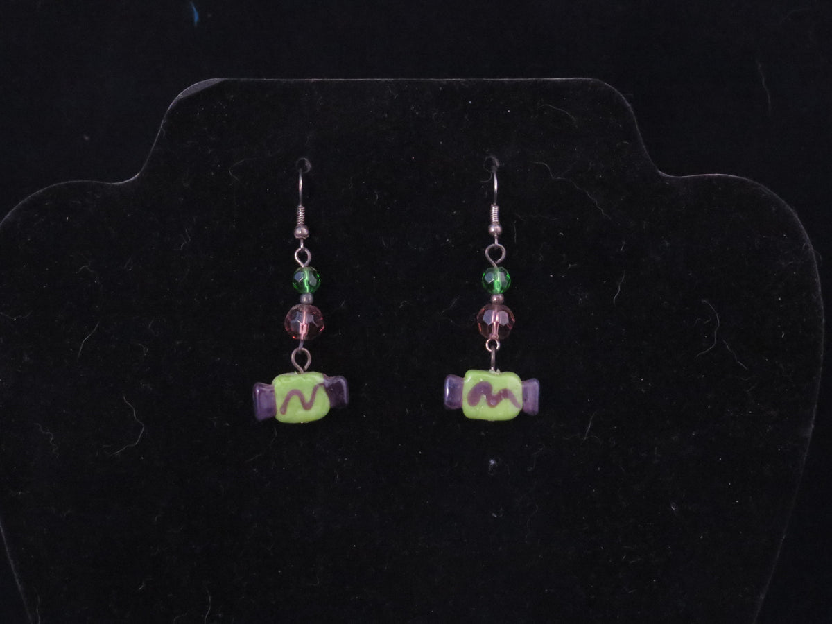 Handmade Halloween Candy Earrings
