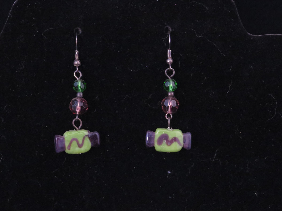 Handmade Halloween Candy Earrings