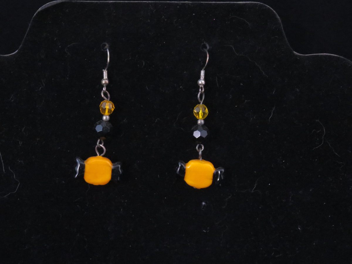 Handmade Halloween Candy Earrings