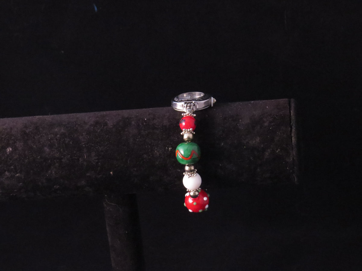 Handmade Christmas Beaded Watch