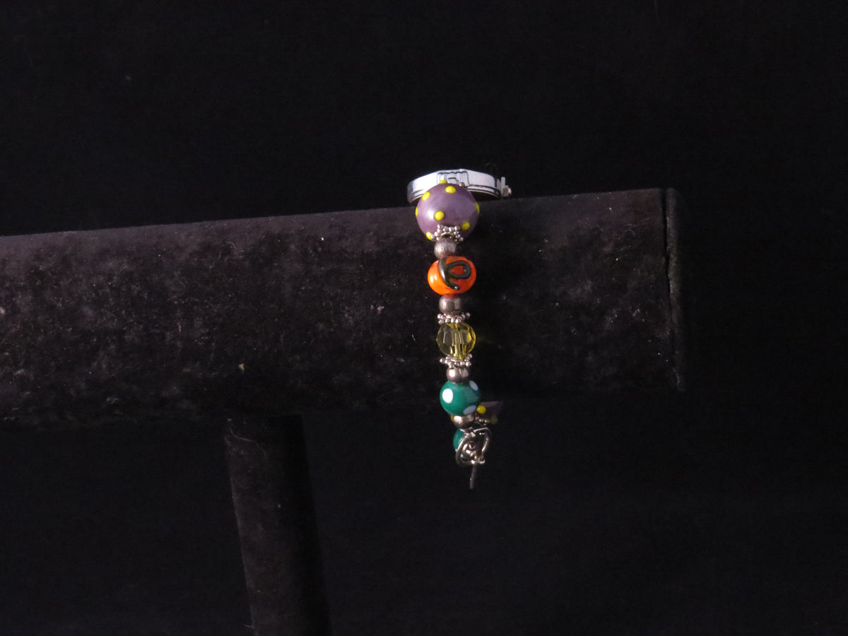 Handmade Fall Glass Bead Watch