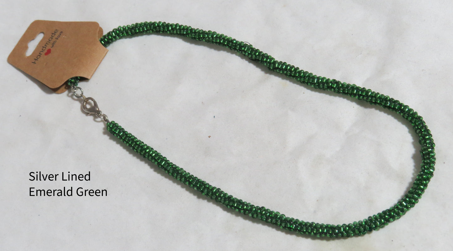 Tubular Peyote - Silver Lined