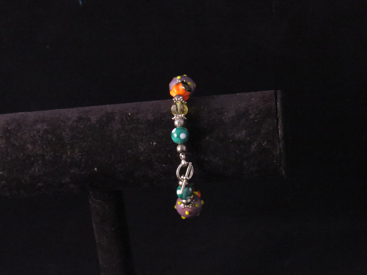 Handmade Fall Glass Bead Watch