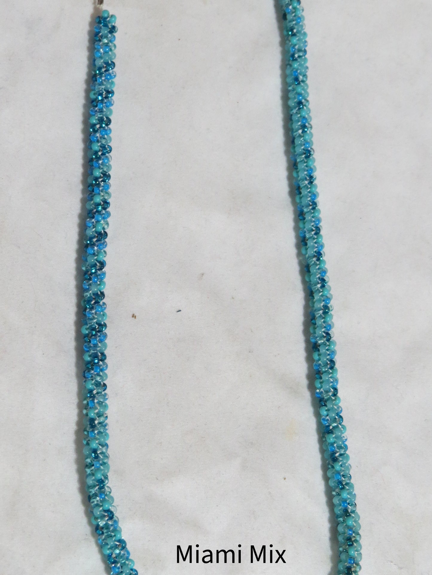 Tubular Peyote Necklaces- Mix's