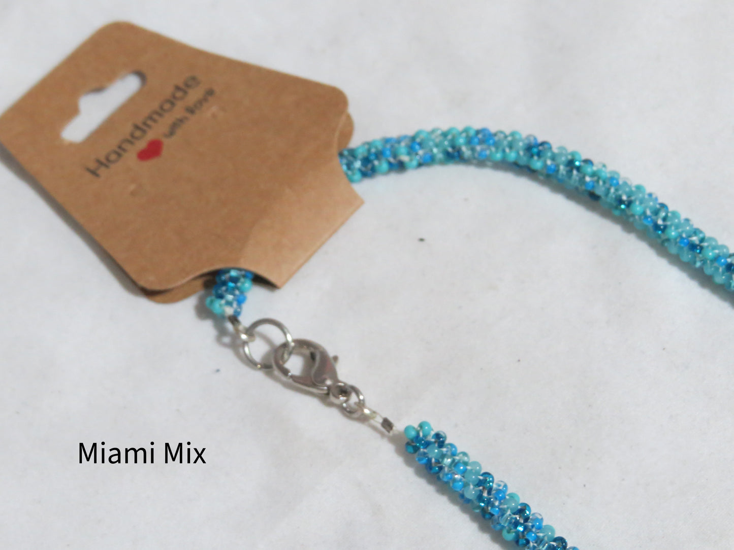 Tubular Peyote Necklaces- Mix's