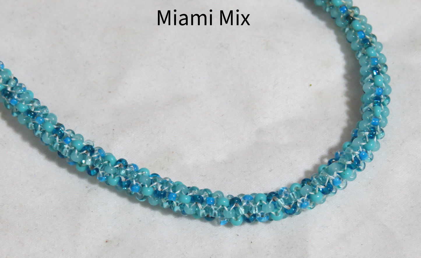 Tubular Peyote Necklaces- Mix's