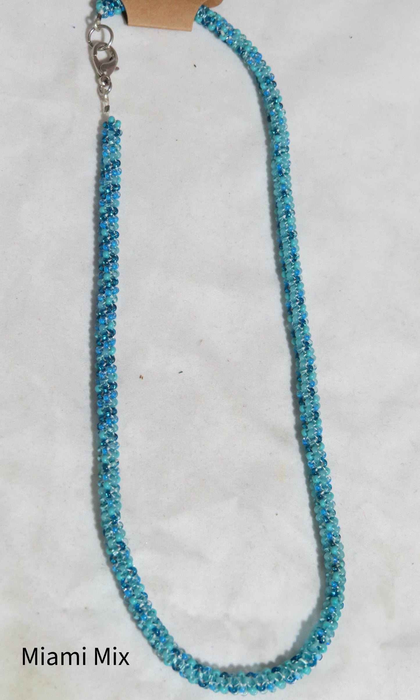 Tubular Peyote Necklaces- Mix's