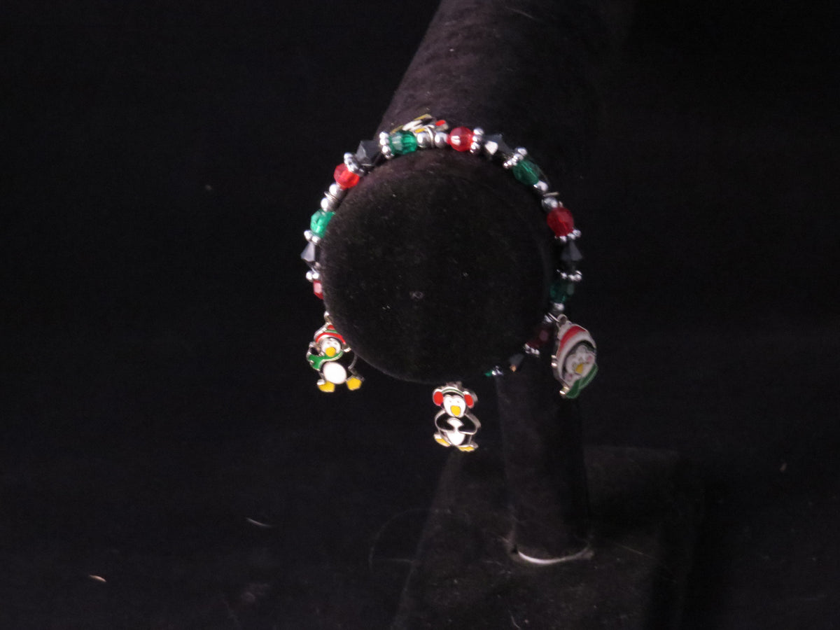 Handmade Penguin Charm Bracelet