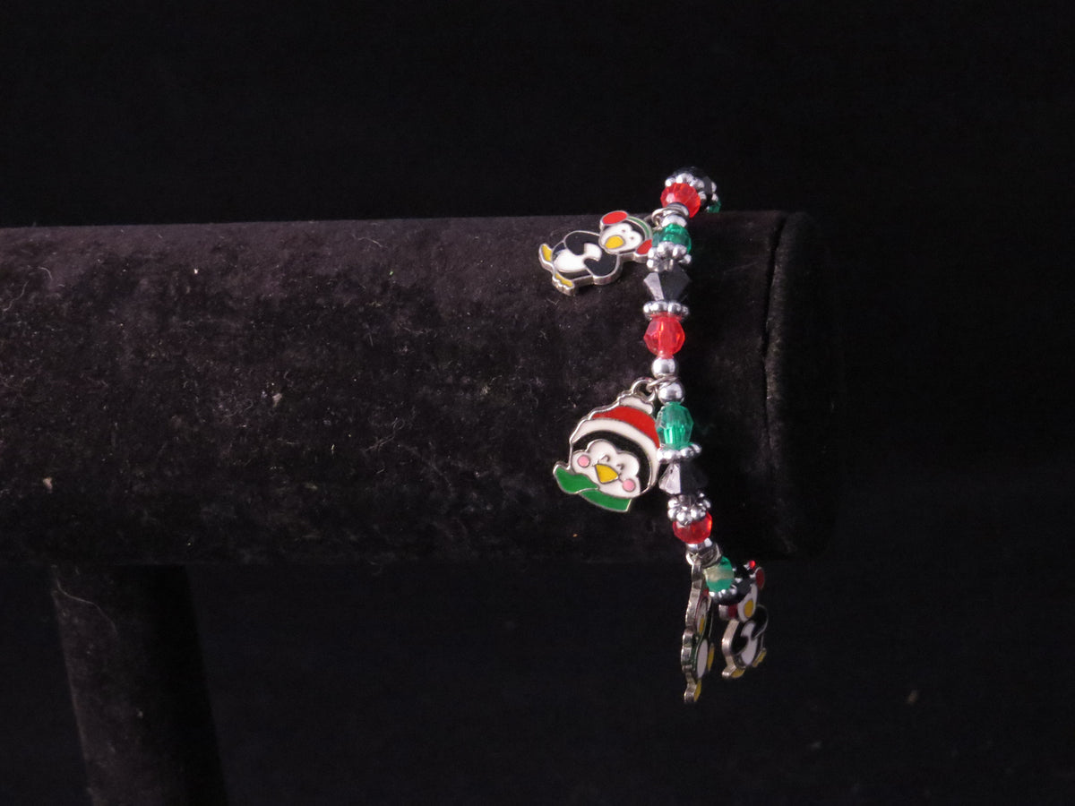 Handmade Penguin Charm Bracelet
