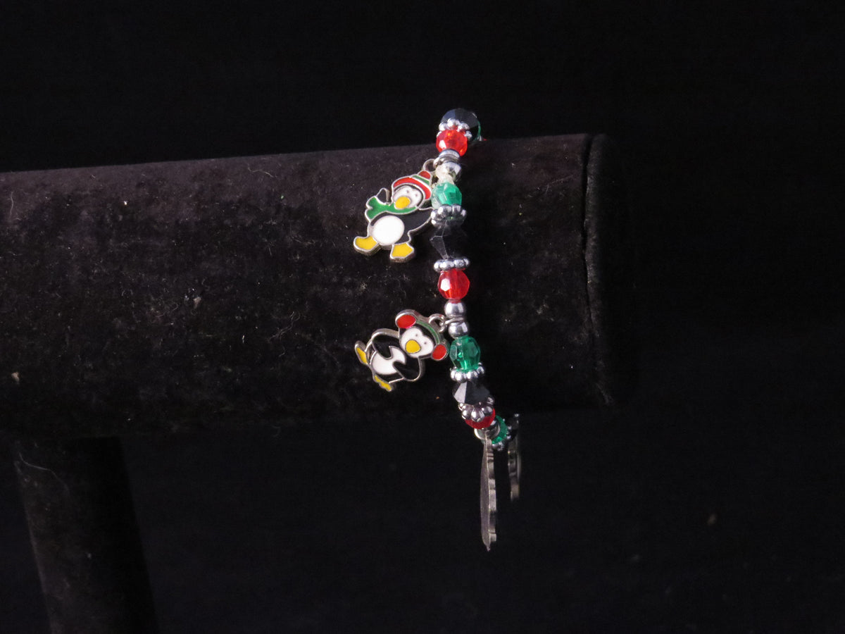 Handmade Penguin Charm Bracelet