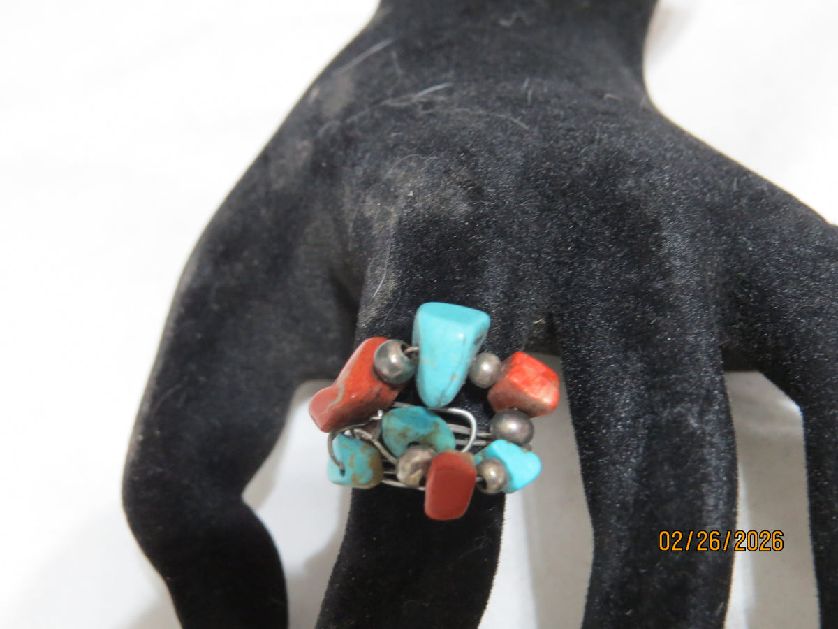 Stone Chip Wire Wrap Rings