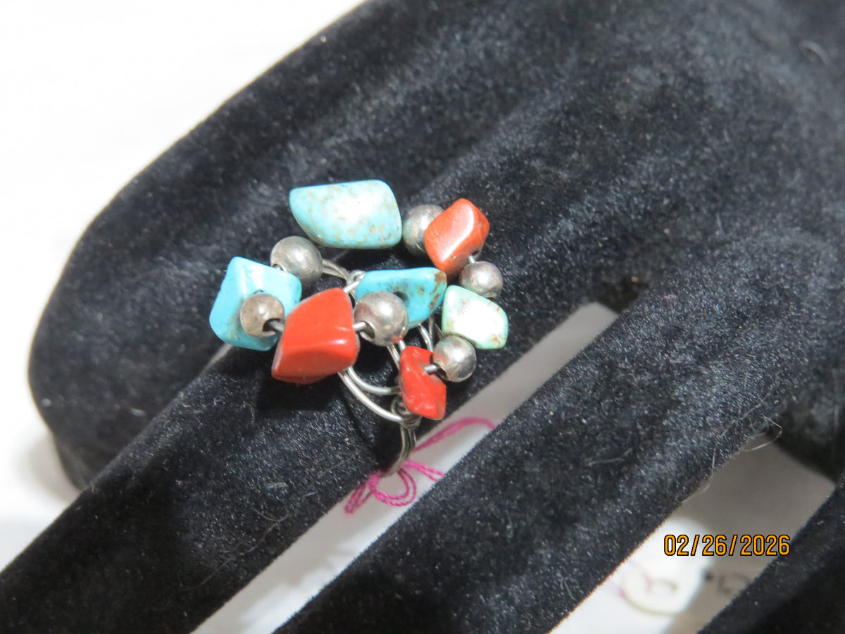 Stone Chip Wire Wrap Rings