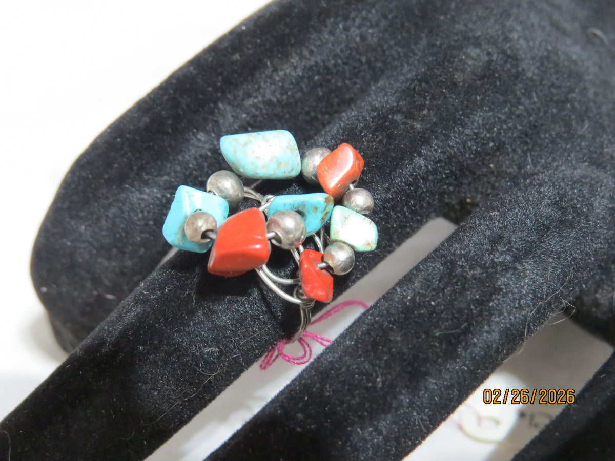 Stone Chip Wire Wrap Rings