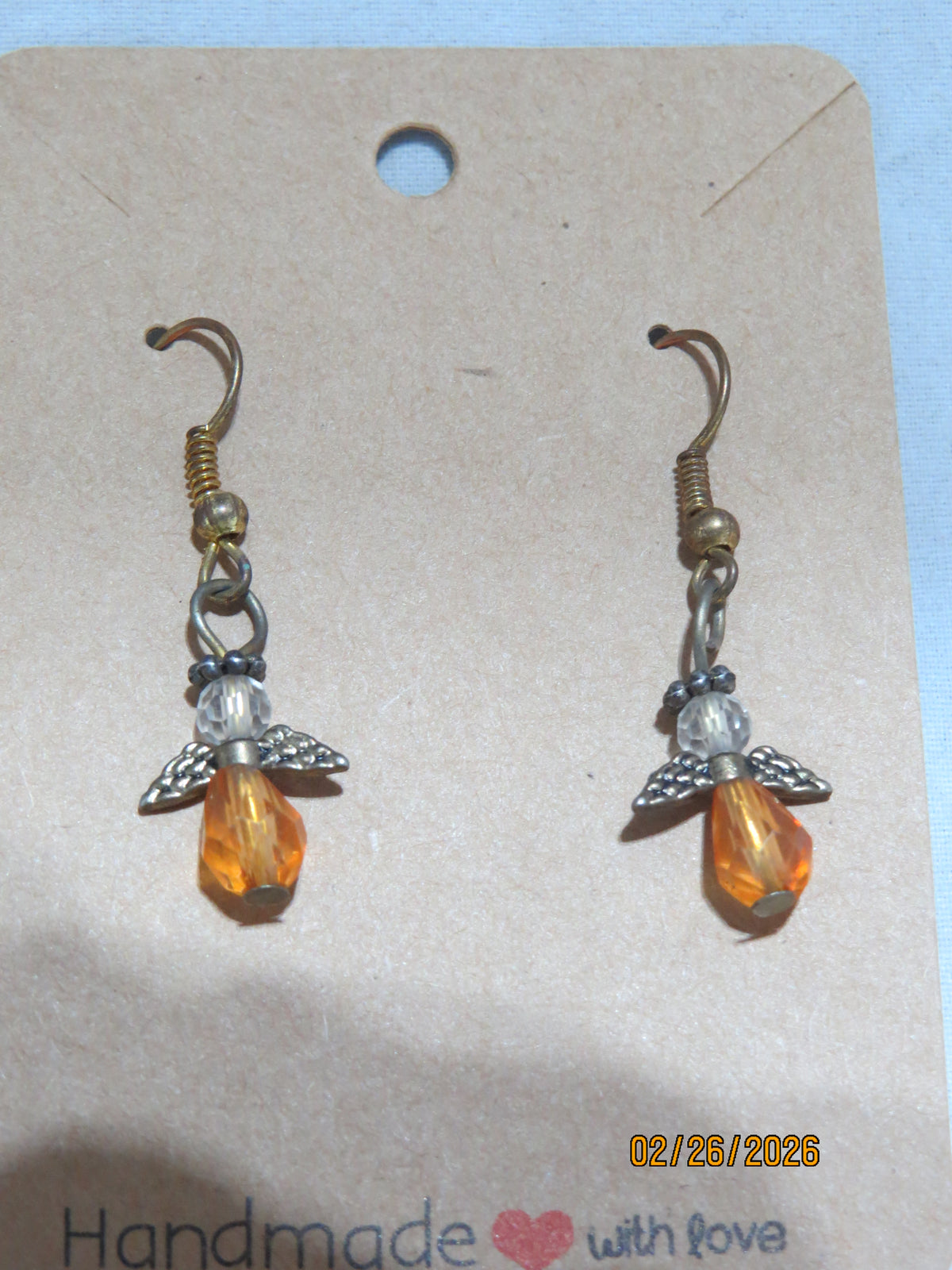 Small Gold Wing Angels