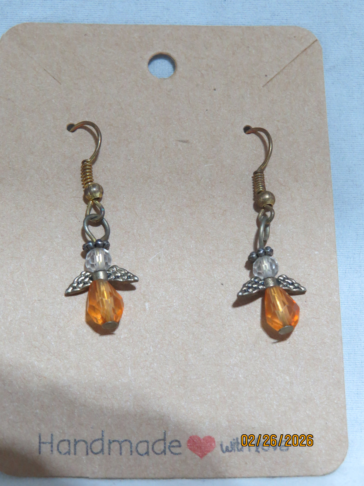Small Gold Wing Angels