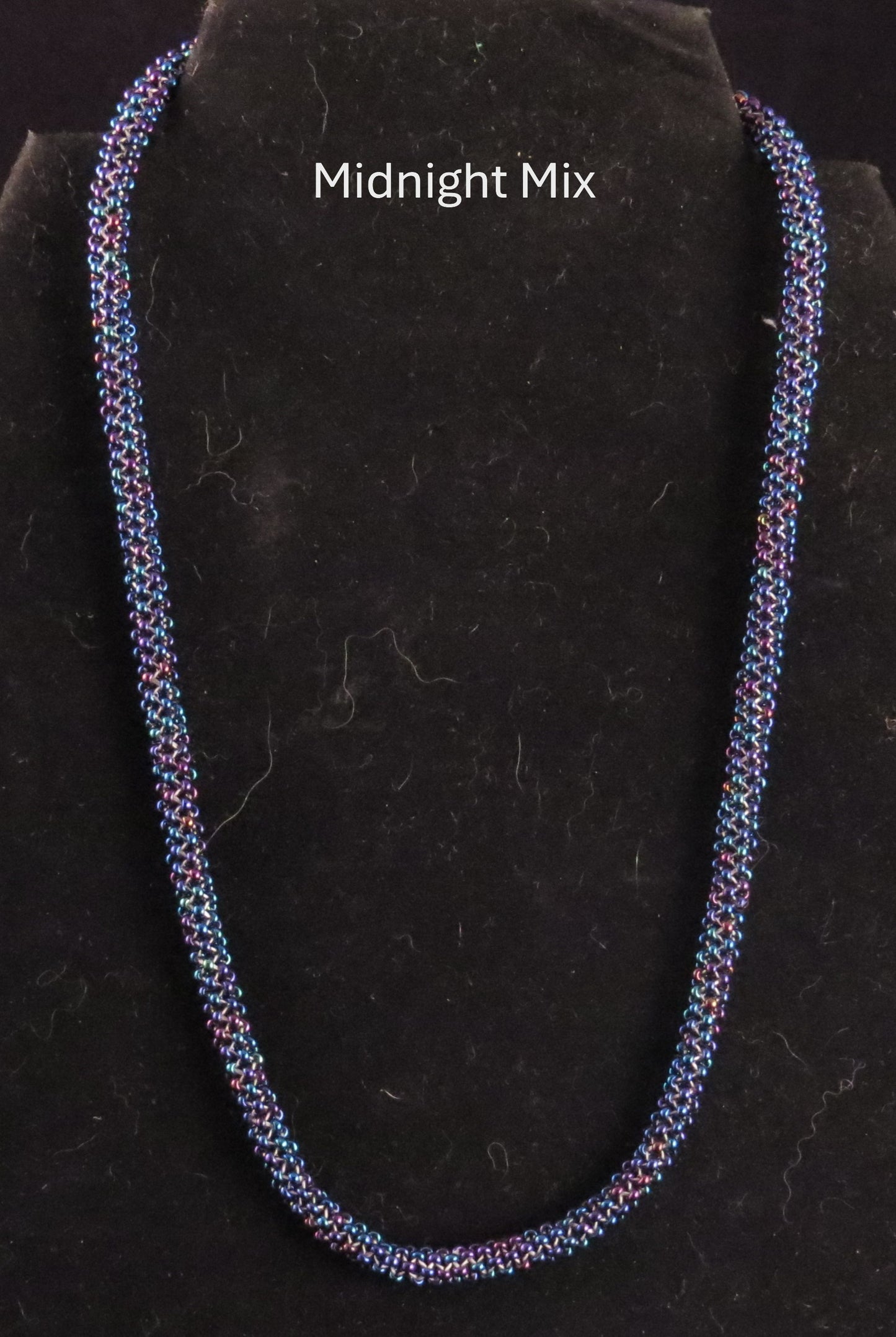 Tubular Peyote Necklaces- Mix's