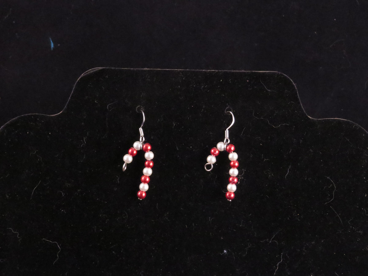 Handmade Candy Cane Earrings