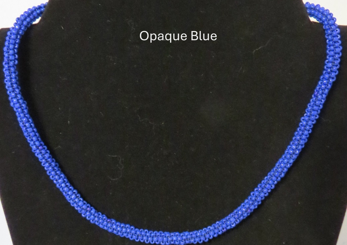 Tubular Peyote Necklace - Opaque