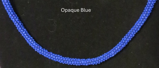 Tubular Peyote Necklace - Opaque