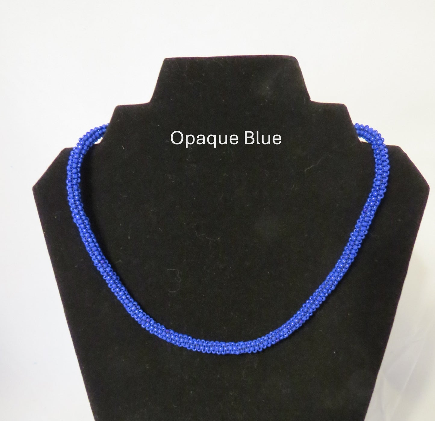 Tubular Peyote Necklace - Opaque