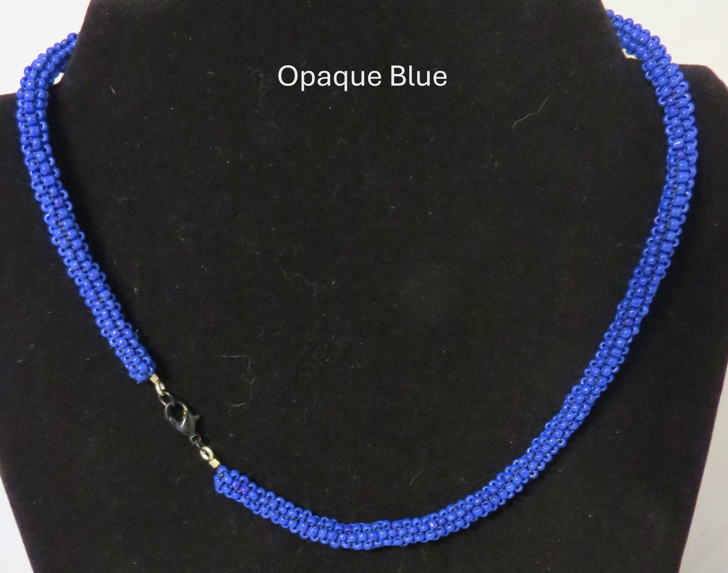 Tubular Peyote Necklace - Opaque