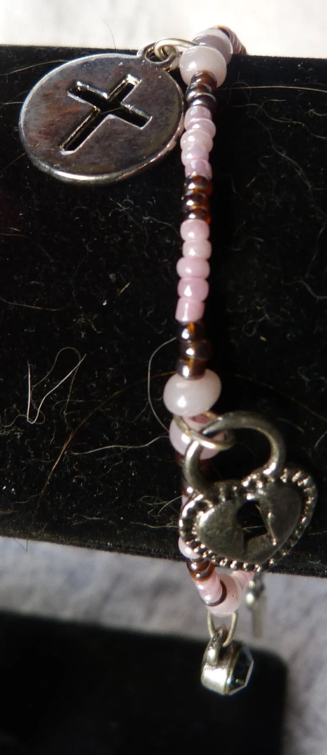 Lock & Key to her Heart Charm Bracelet