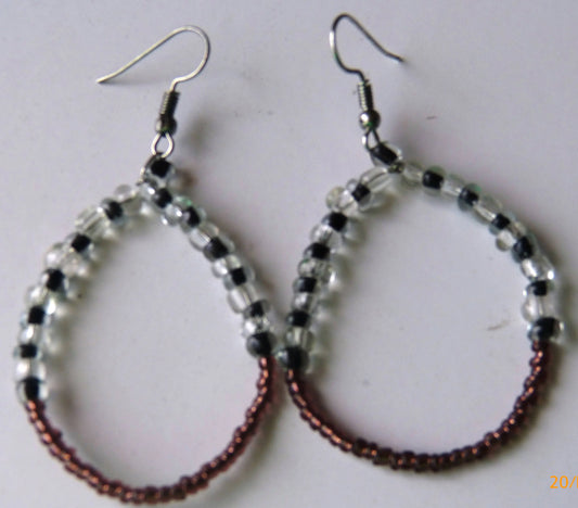 Color Block Teardrop Earrings