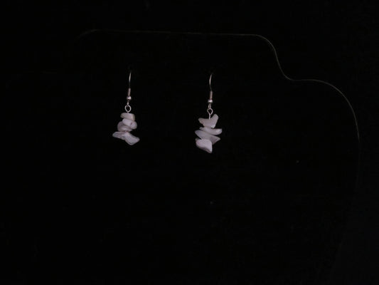 Mother of Pearl Chip Earrings