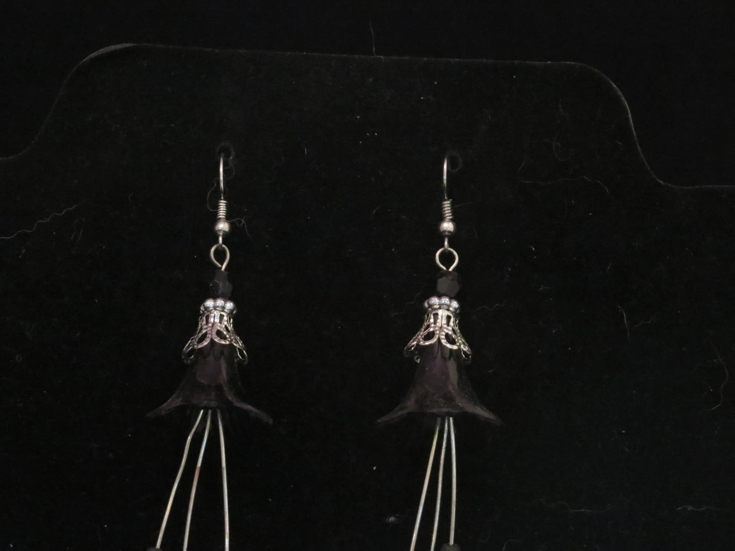 Black Bell Earrings