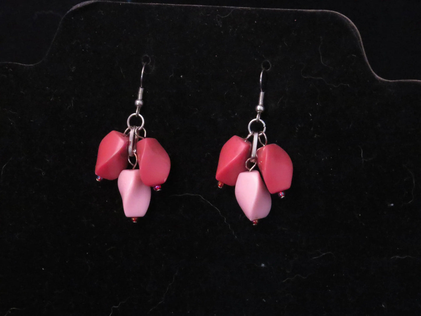 Pink Dangle Earrings