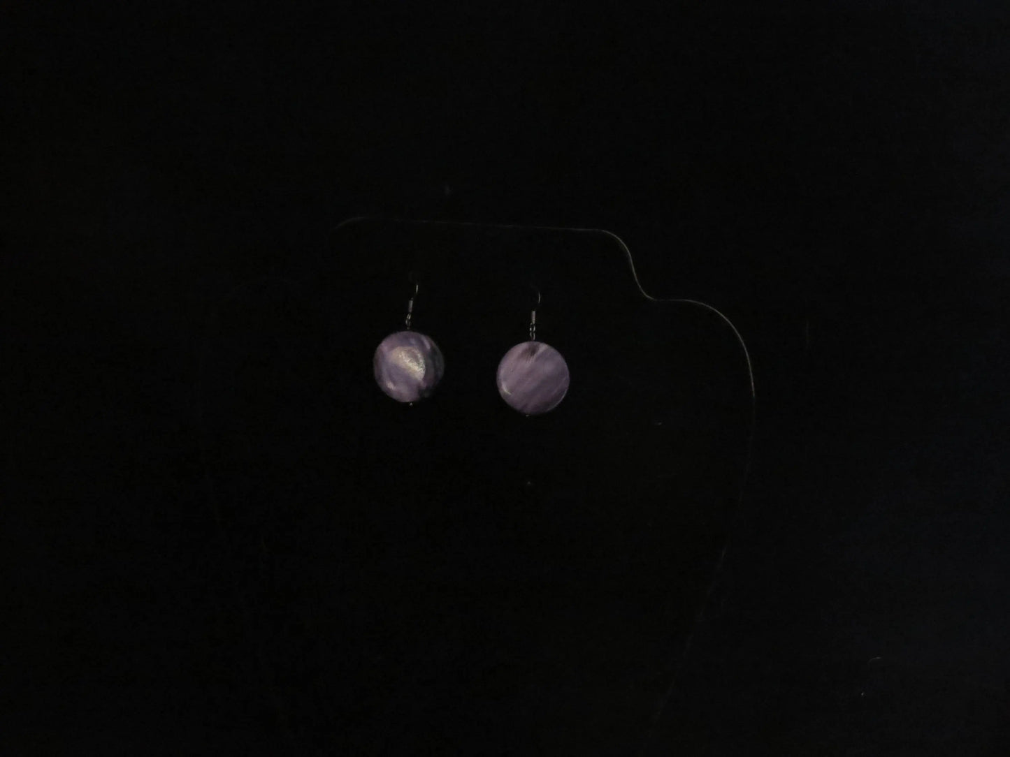 Round Shell Earrings
