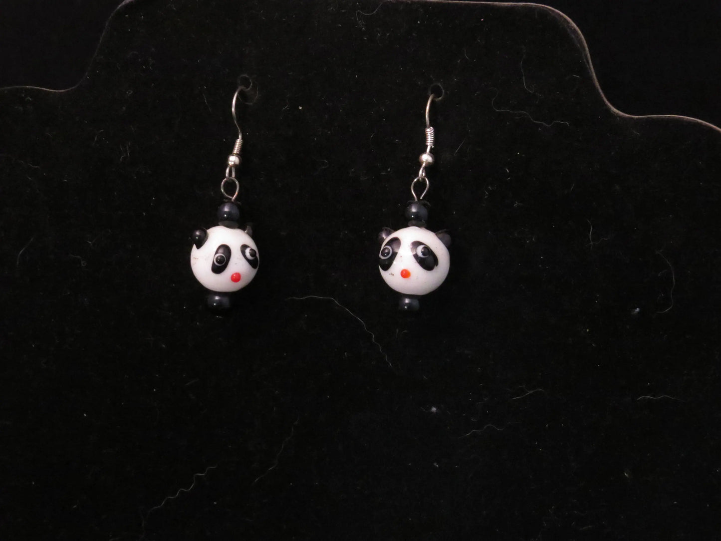 Panda Earrings
