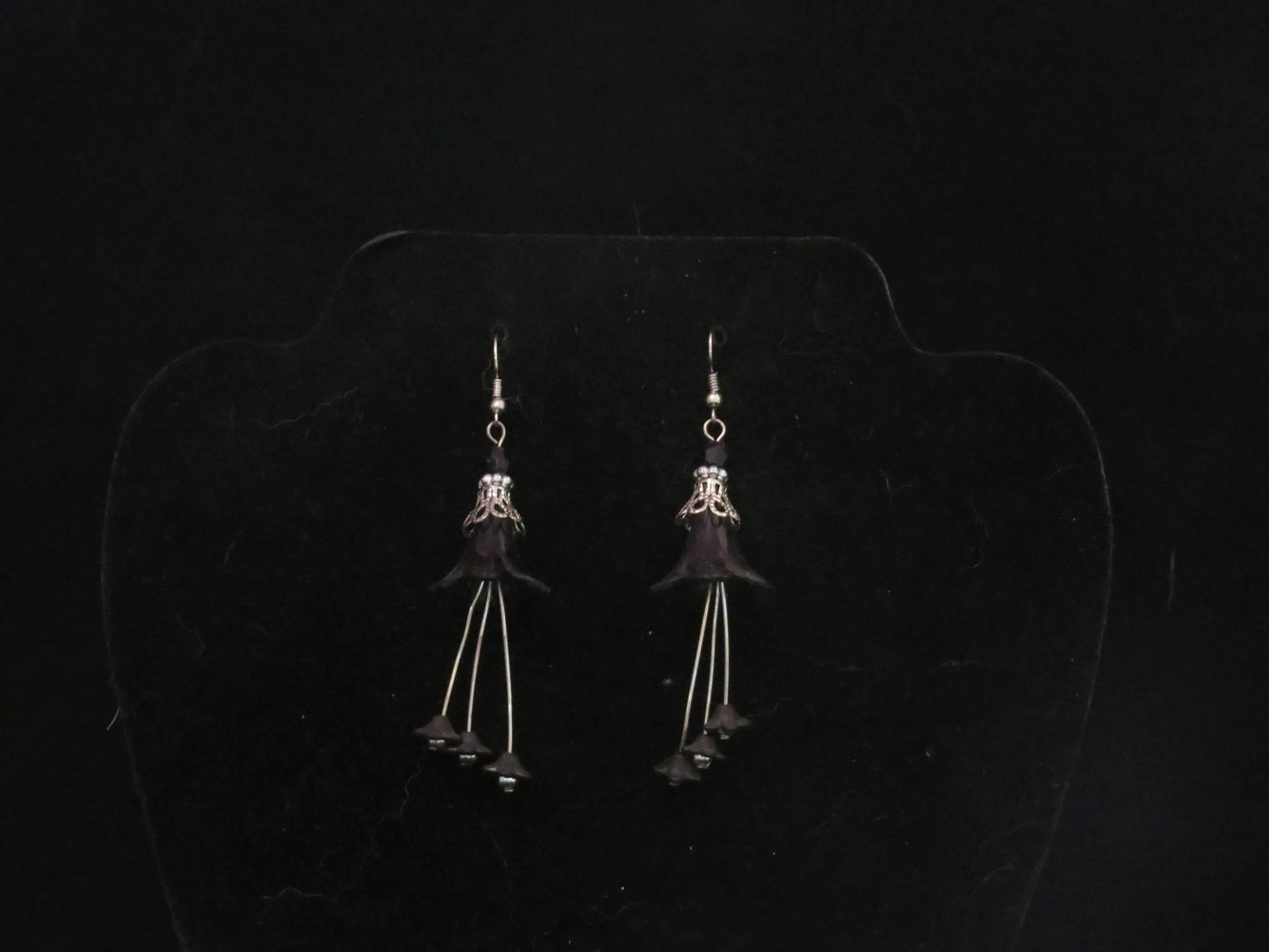 Black Bell Earrings