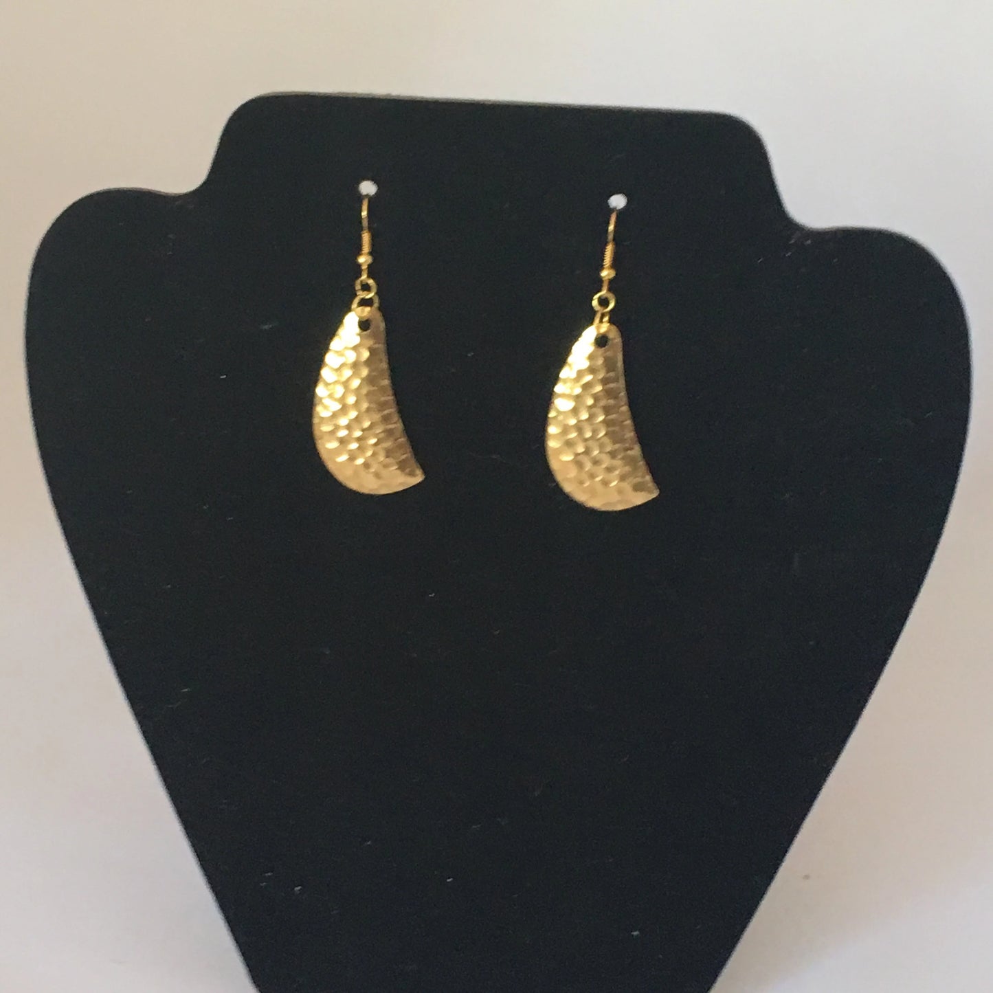 Gold Fishing Tackle Earrings