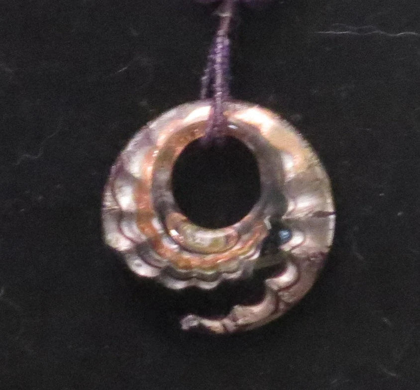 Donut Glass Pendant Necklace