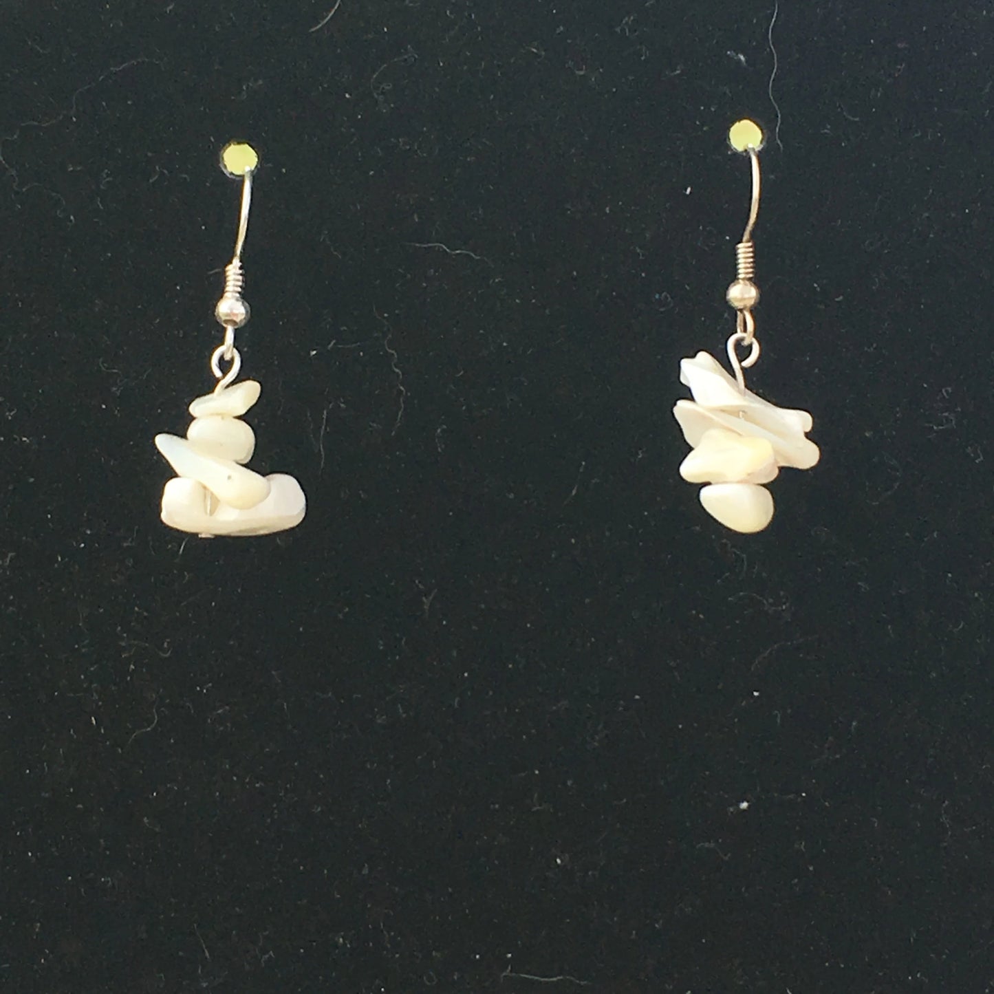 Mother of Pearl Chip Earrings