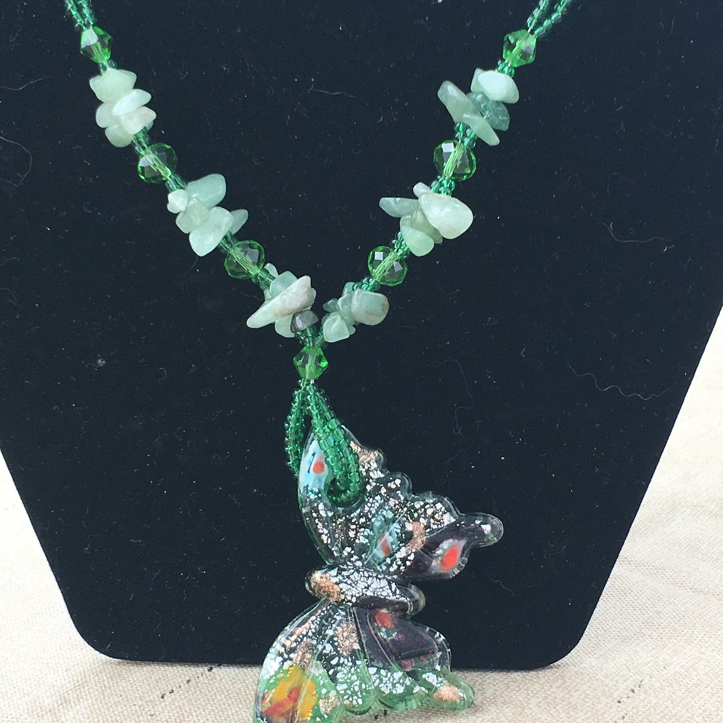 Green Butterfly Pendant