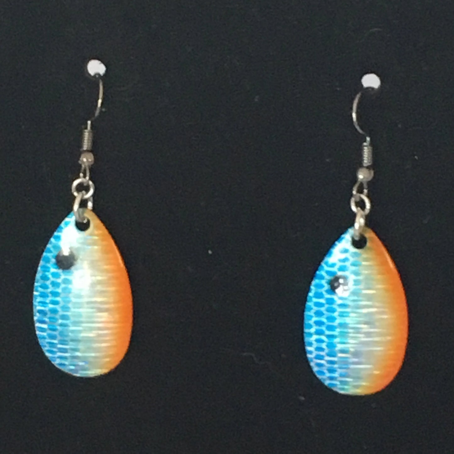 Blue Tackle Earrings