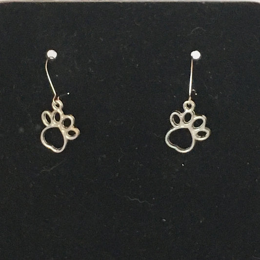 Dog Paw Earrings
