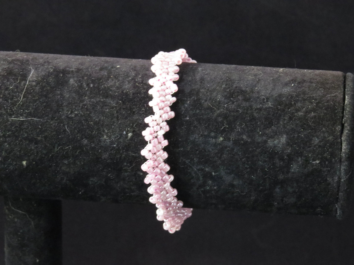 Ceylon Purple Simple Strap Peyote Bracelet