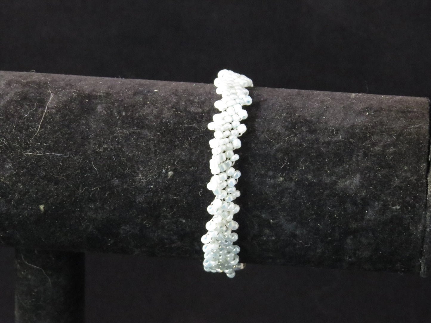 Cylon Turquoise Blue Simple Strap Peyote Bracelet