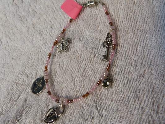 Lock & Key to her Heart Charm Bracelet